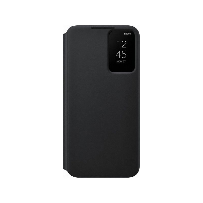 Samsung S901 S22 Smart Clear View Cover Black EF-ZS901CB 